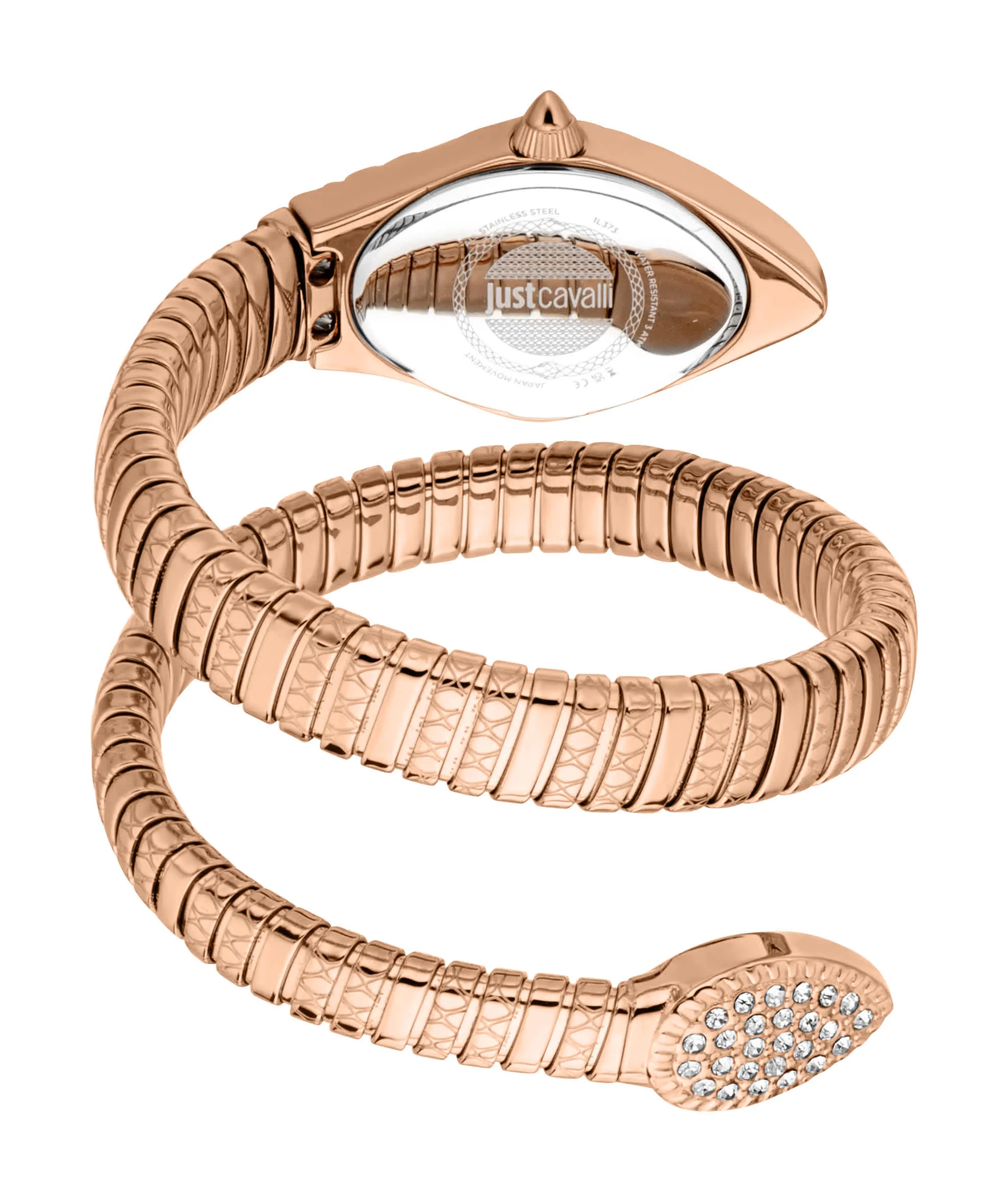 Just CAVALLI Women Watch, Rose Gold Color Case, Silver Dial, Rose Gold Color Metal Bracelet, 2 Hands, 3 Atm sold by Zulily product image thumbnail 5
