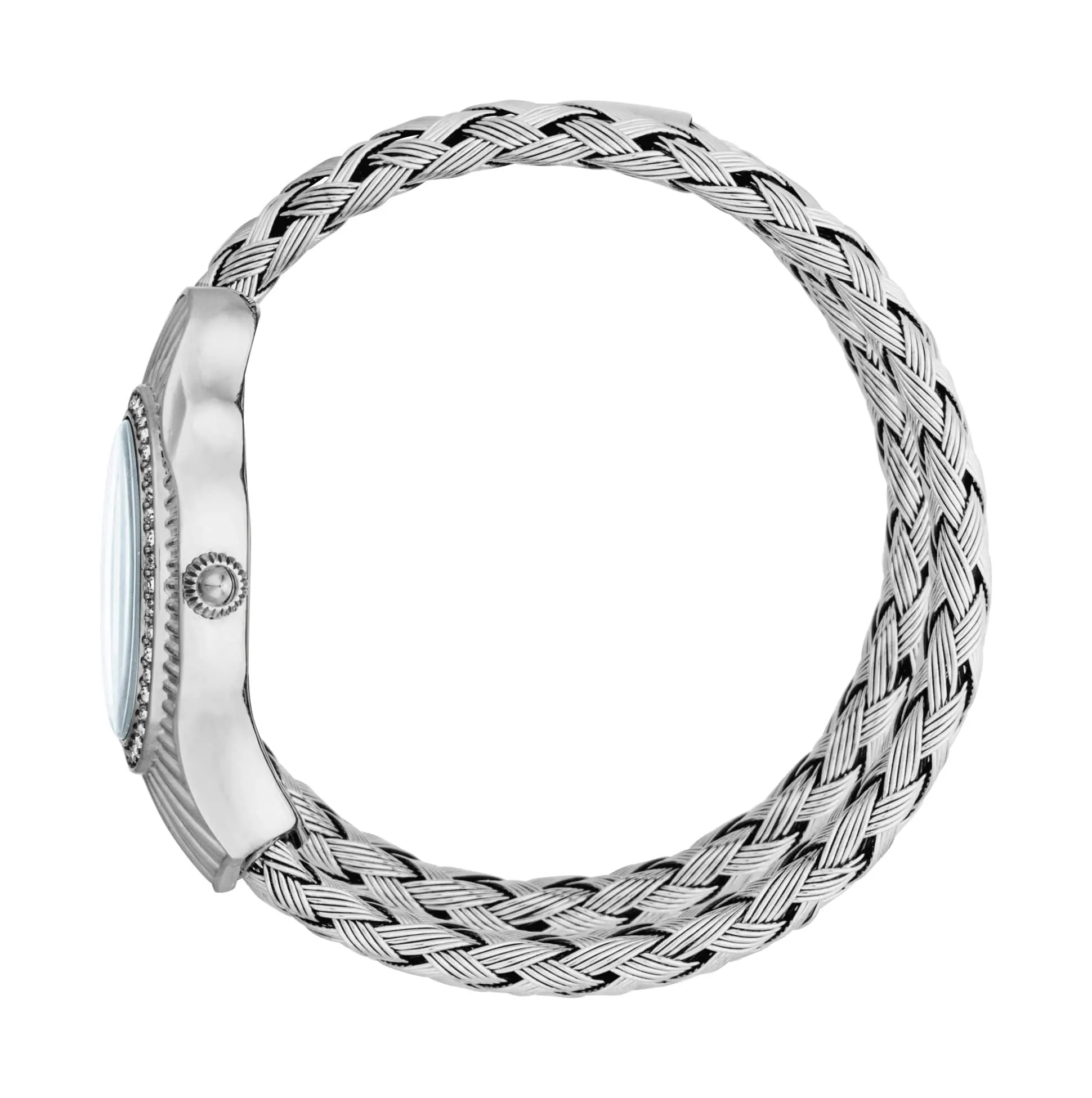 Just CAVALLI Women Watch, Silver Color Case, Light Blue Dial, Stainless Steel Metal Bracelet, 2 Hands, 3 Atm sold by Zulily product image thumbnail 2
