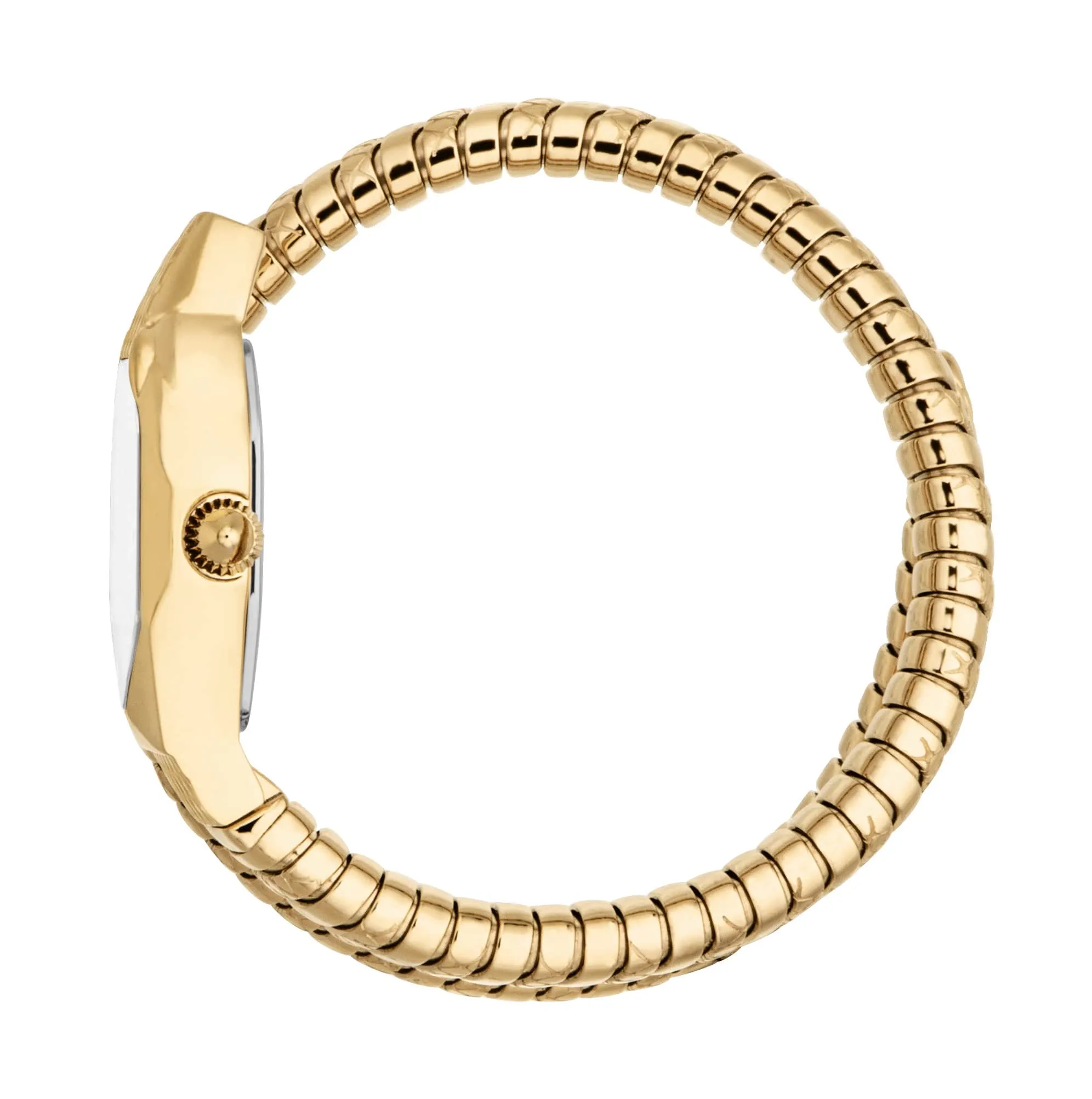 Just CAVALLI Women Watch, Gold Color Case, Silver Dial, Gold Color Metal Bracelet, 2 Hands, 3 Atm sold by Zulily product image thumbnail 4