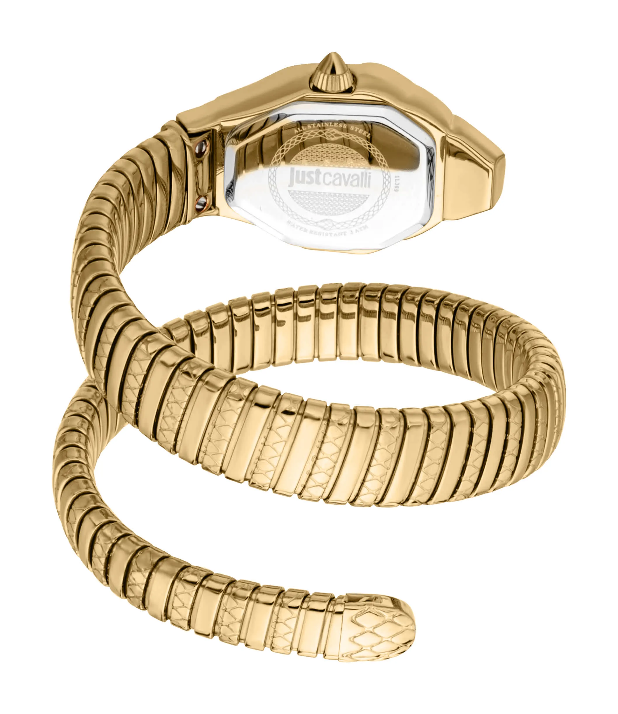Just CAVALLI Women Watch, Gold Color Case, Silver Dial, Gold Color Metal Bracelet, 2 Hands, 3 Atm sold by Zulily product image thumbnail 5