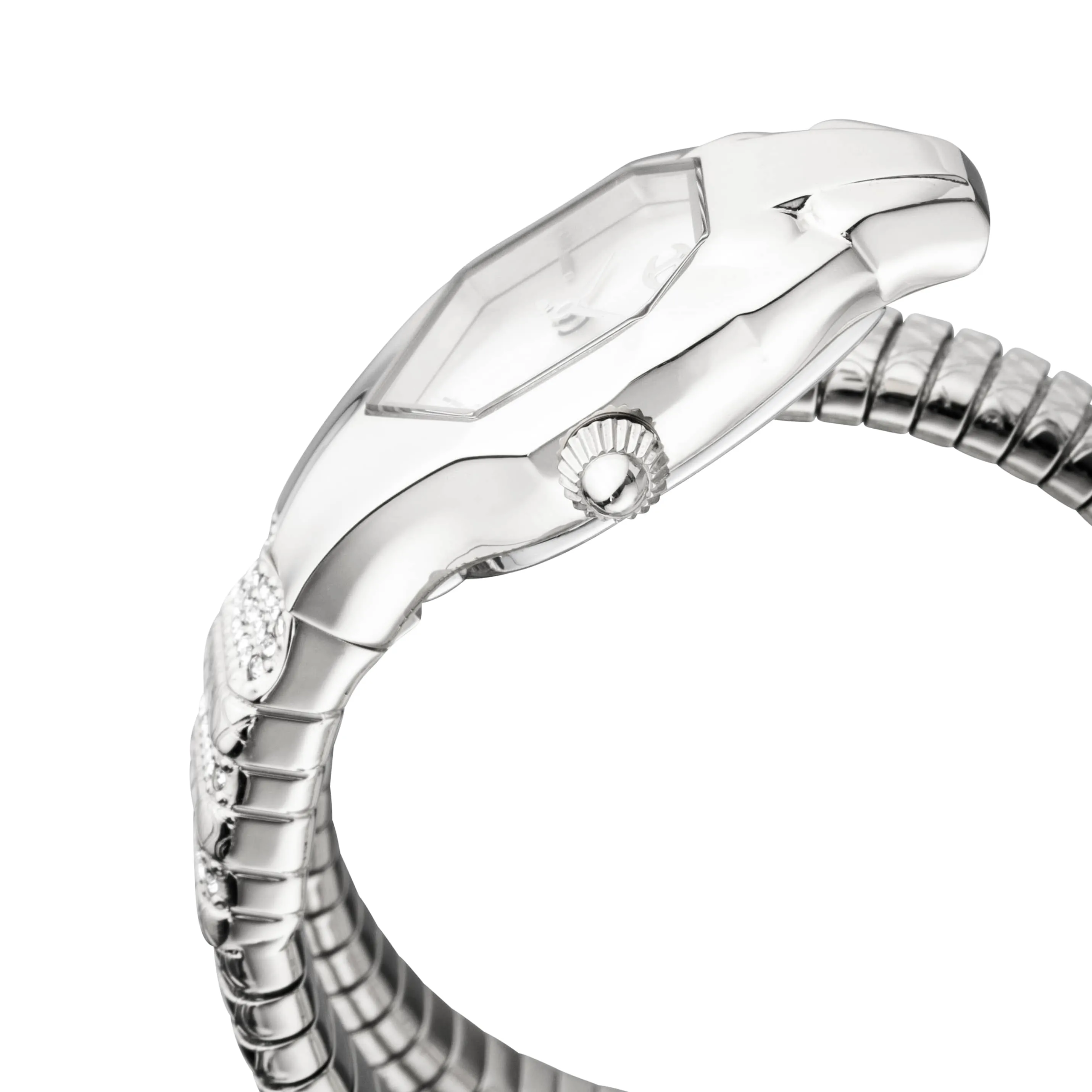 Just Cavalli Women's Just Glam EVO 2 Silver Dial Stainless Steel Bracelet Watch sold by Zulily