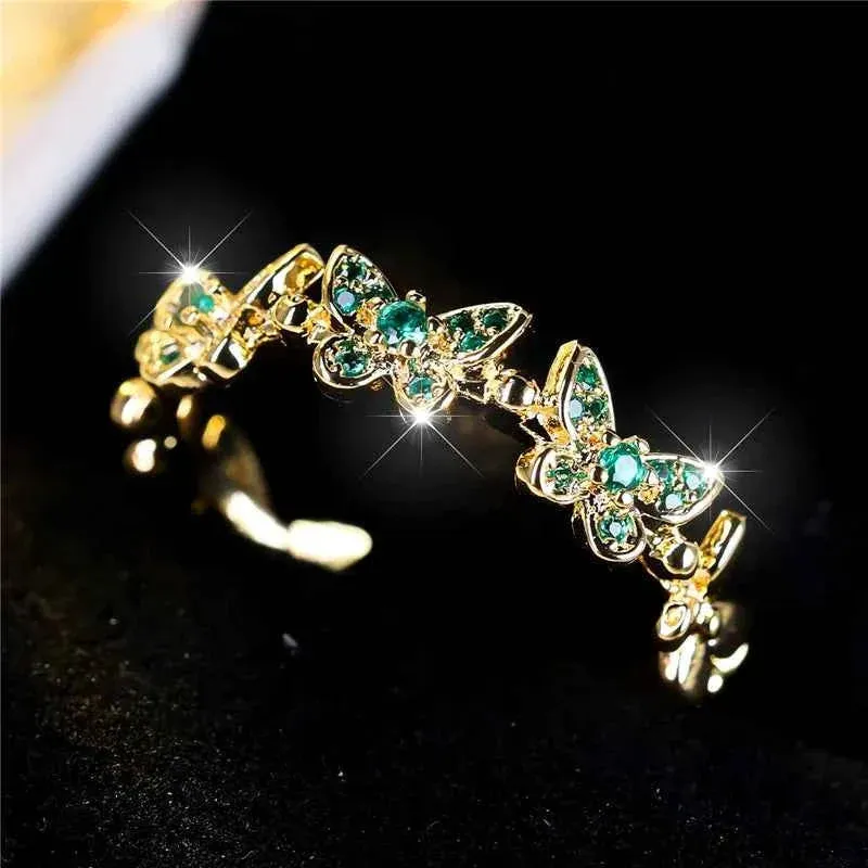 Butterfly Adjustable Ring made by Zulily