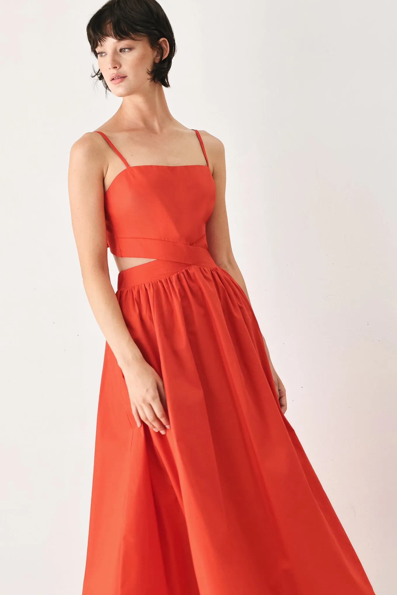 The Riviera Nights Woven Midi Dress sold by Zulily product image thumbnail 4