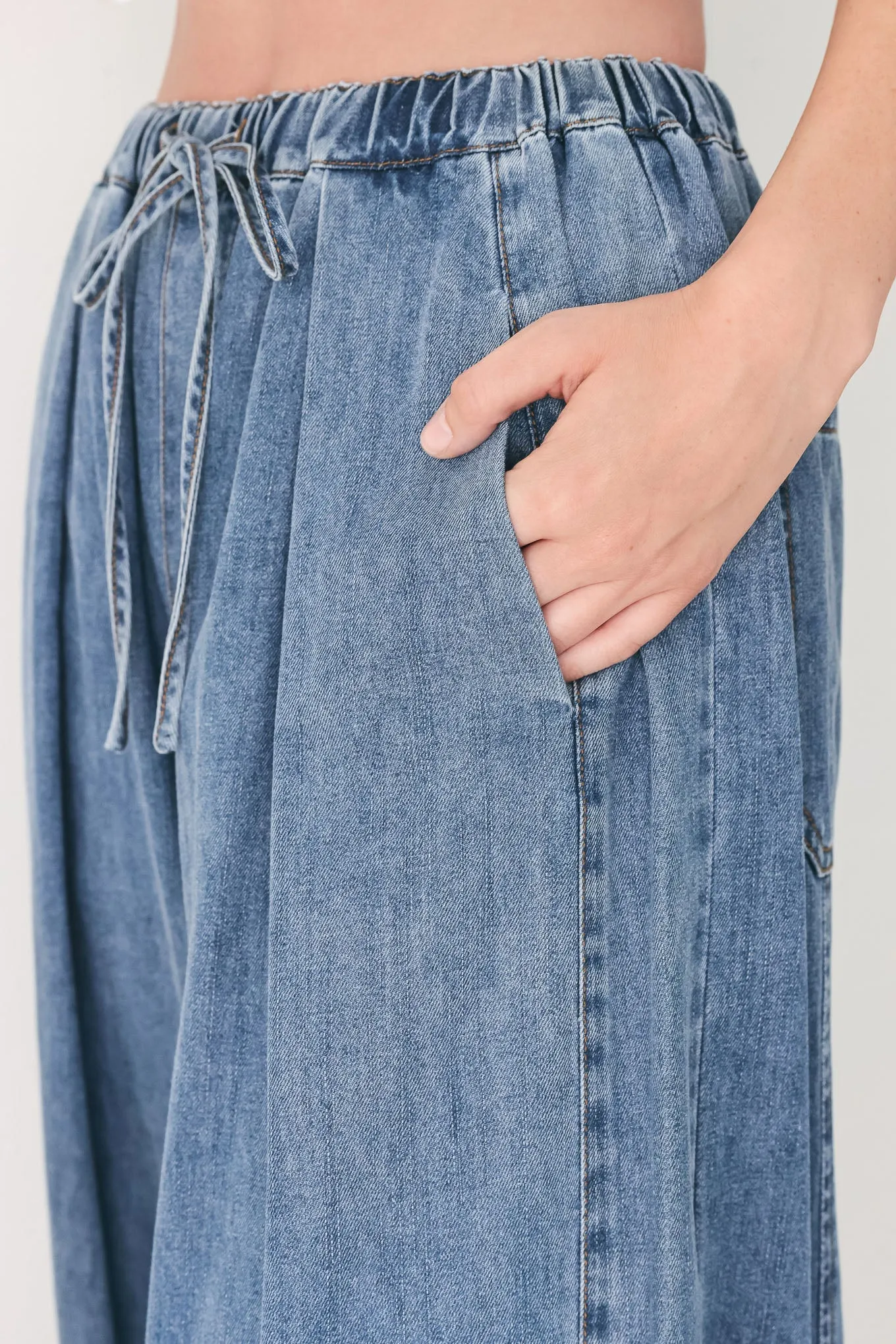 Relaxed Retreat Denim Pants sold by Zulily product image thumbnail 4