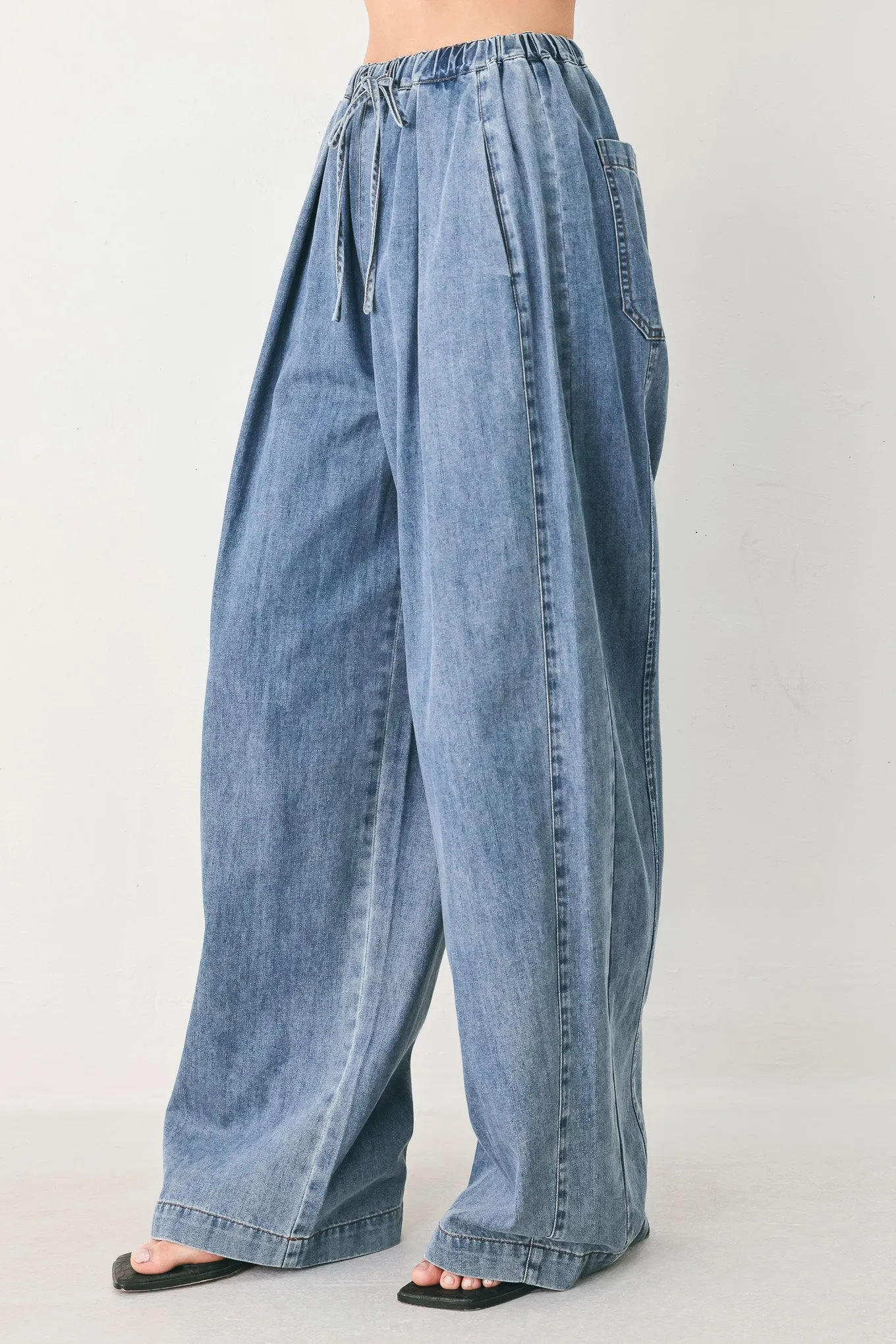 Relaxed Retreat Denim Pants sold by Zulily product image thumbnail 3