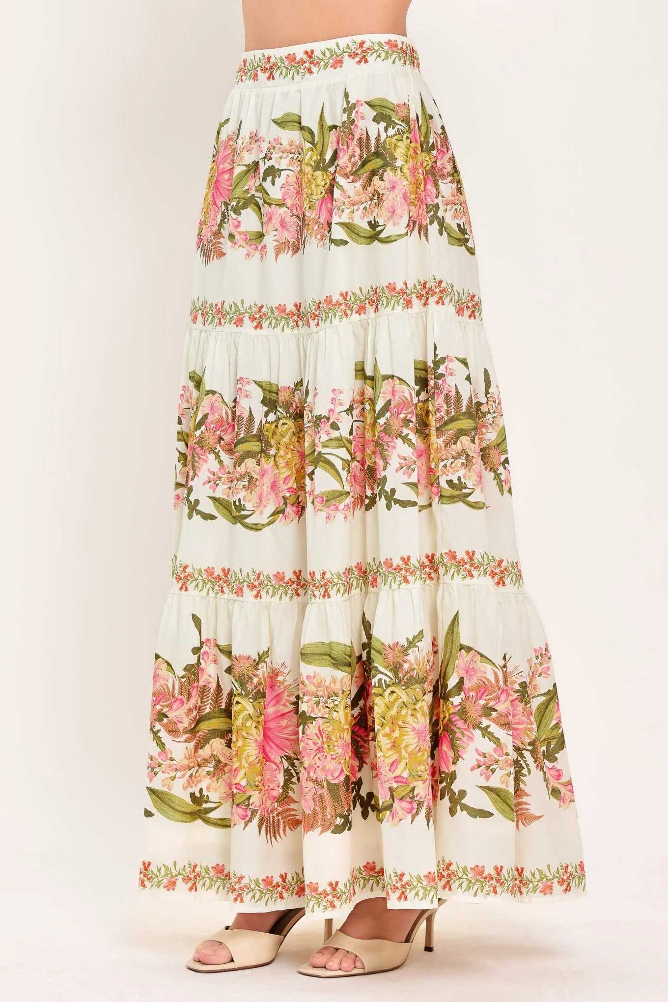 Botanical Escape Woven Maxi Skirt sold by Zulily product image thumbnail 5