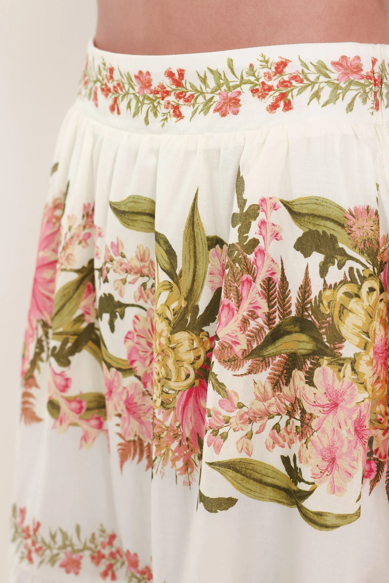 Botanical Escape Woven Maxi Skirt sold by Zulily product image thumbnail 3