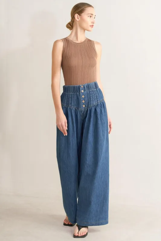 [preorder] Pacific Breeze Denim Pants made by Flying Tomato