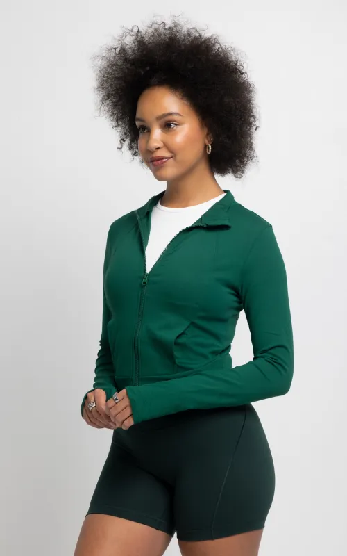 Lux Crosstrain Everyday Full Zip Jacket made by 90 Degree By Reflex