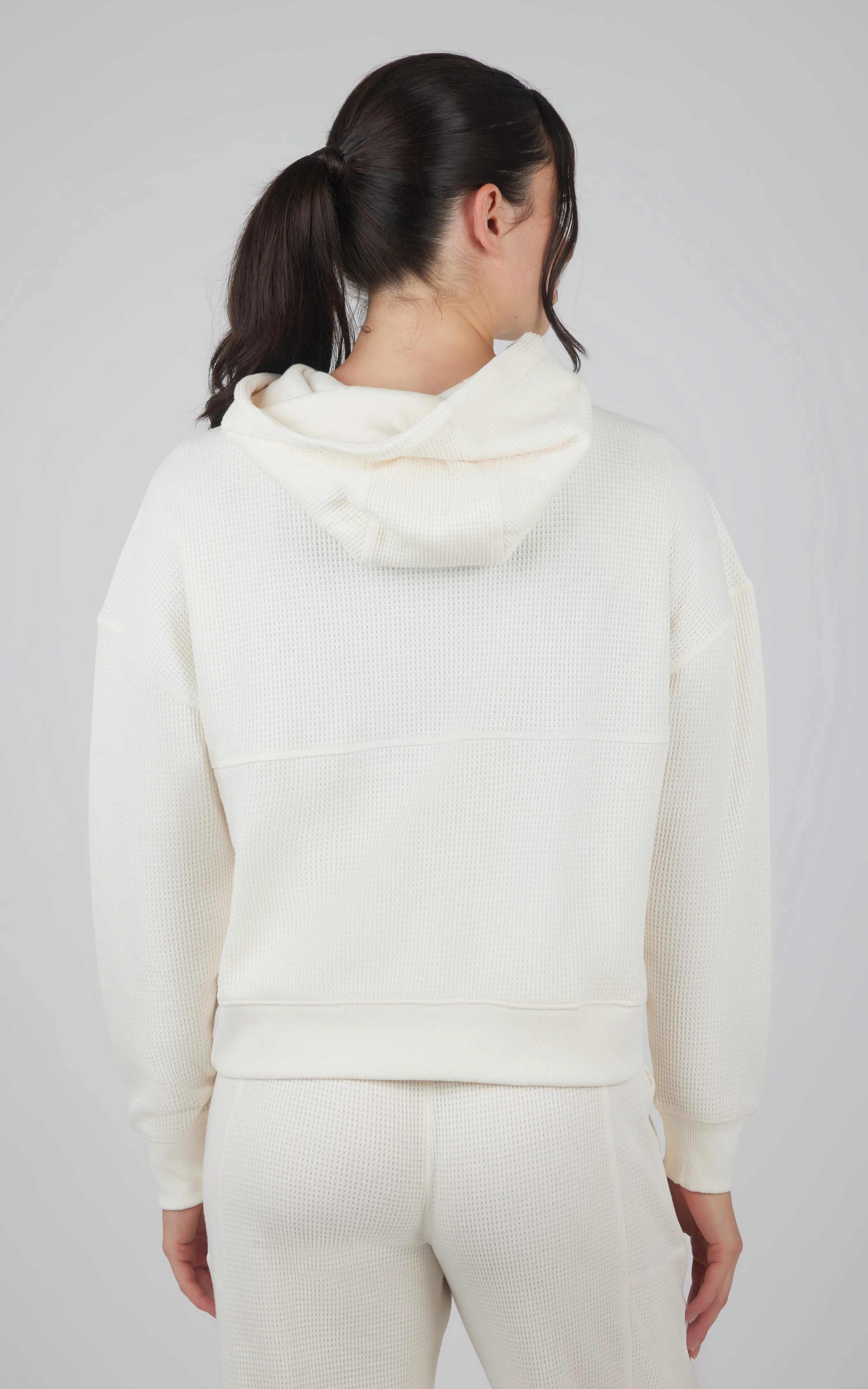 Brushed Inside Waffle Offline Pullover Hoodie sold by Zulily product image thumbnail 2