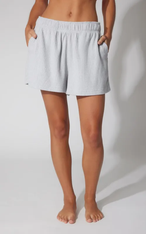 90 Degree by Reflex Ribbed Wide Leg Lounge Short made by 90 Degree By Reflex
