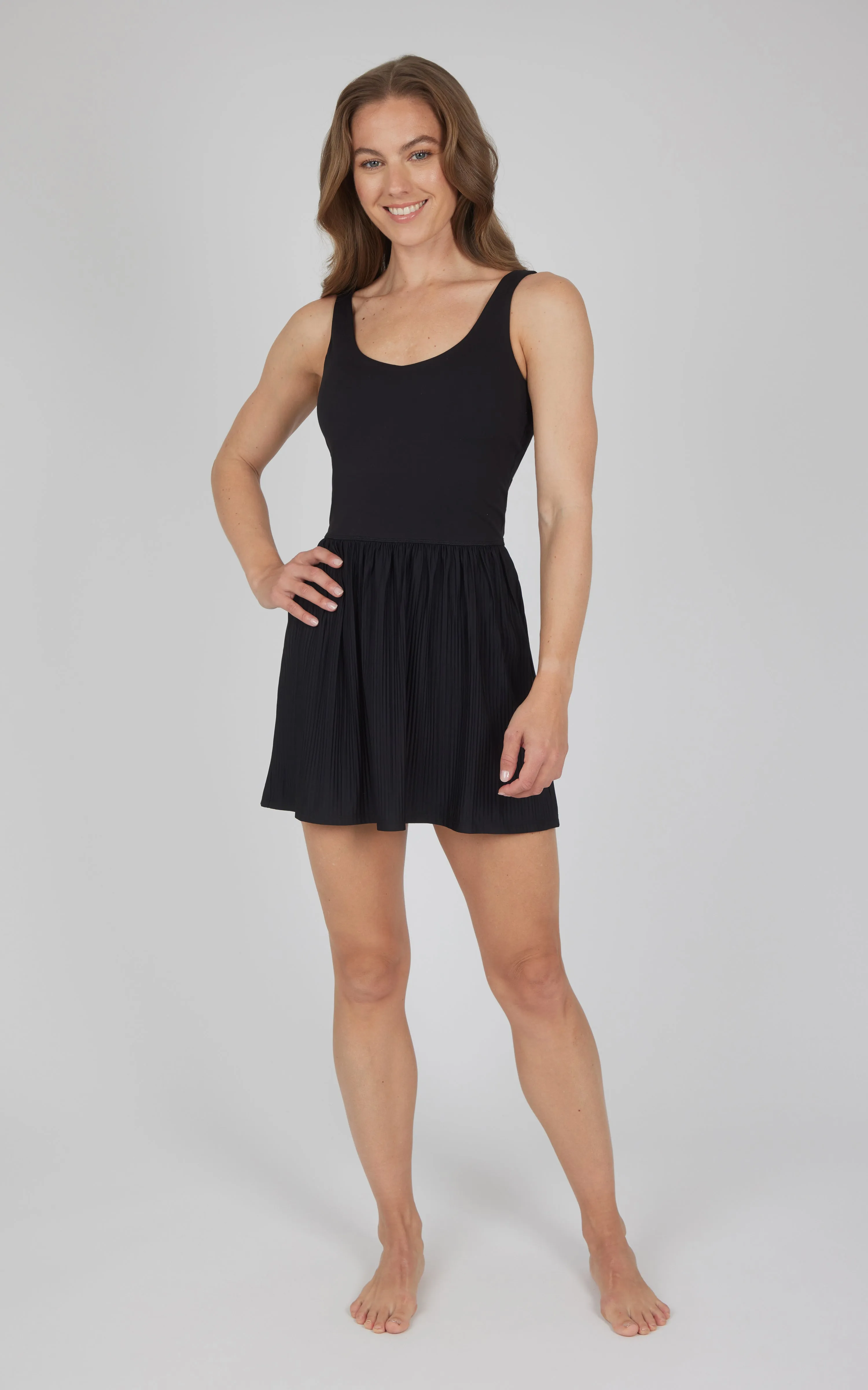Jersey Charming Pleated Tennis Dress sold by Zulily