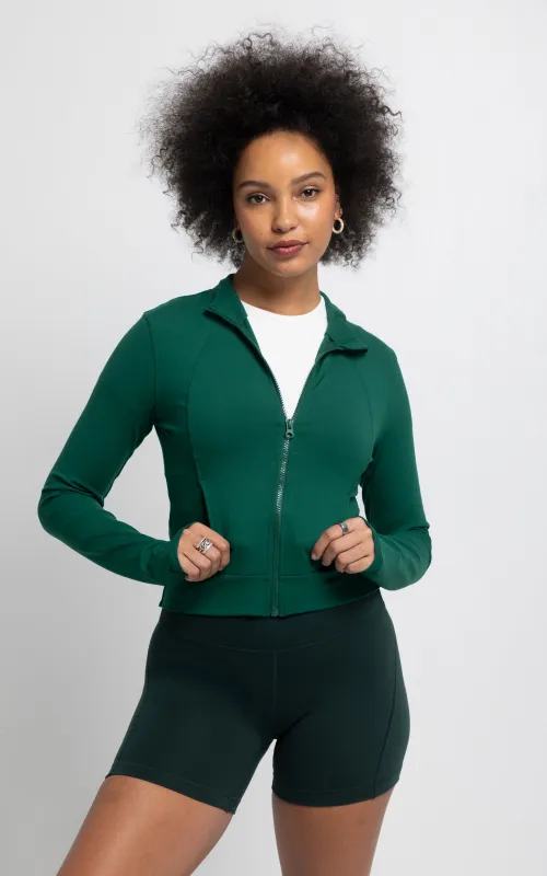 Lux Crosstrain Everyday Full Zip Jacket - Our Earthy Story made by 90 Degree By Reflex