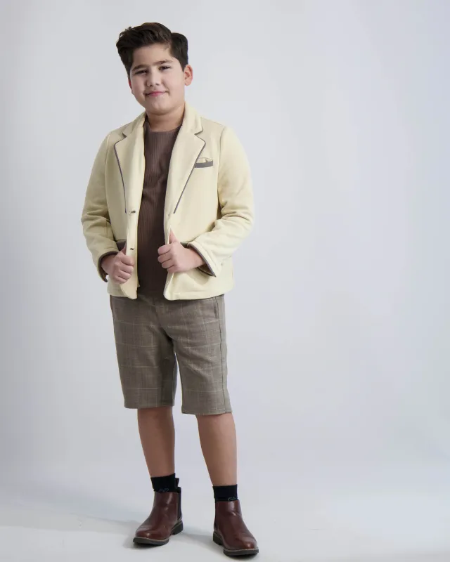 Sand Knit Blazer made by Zulily