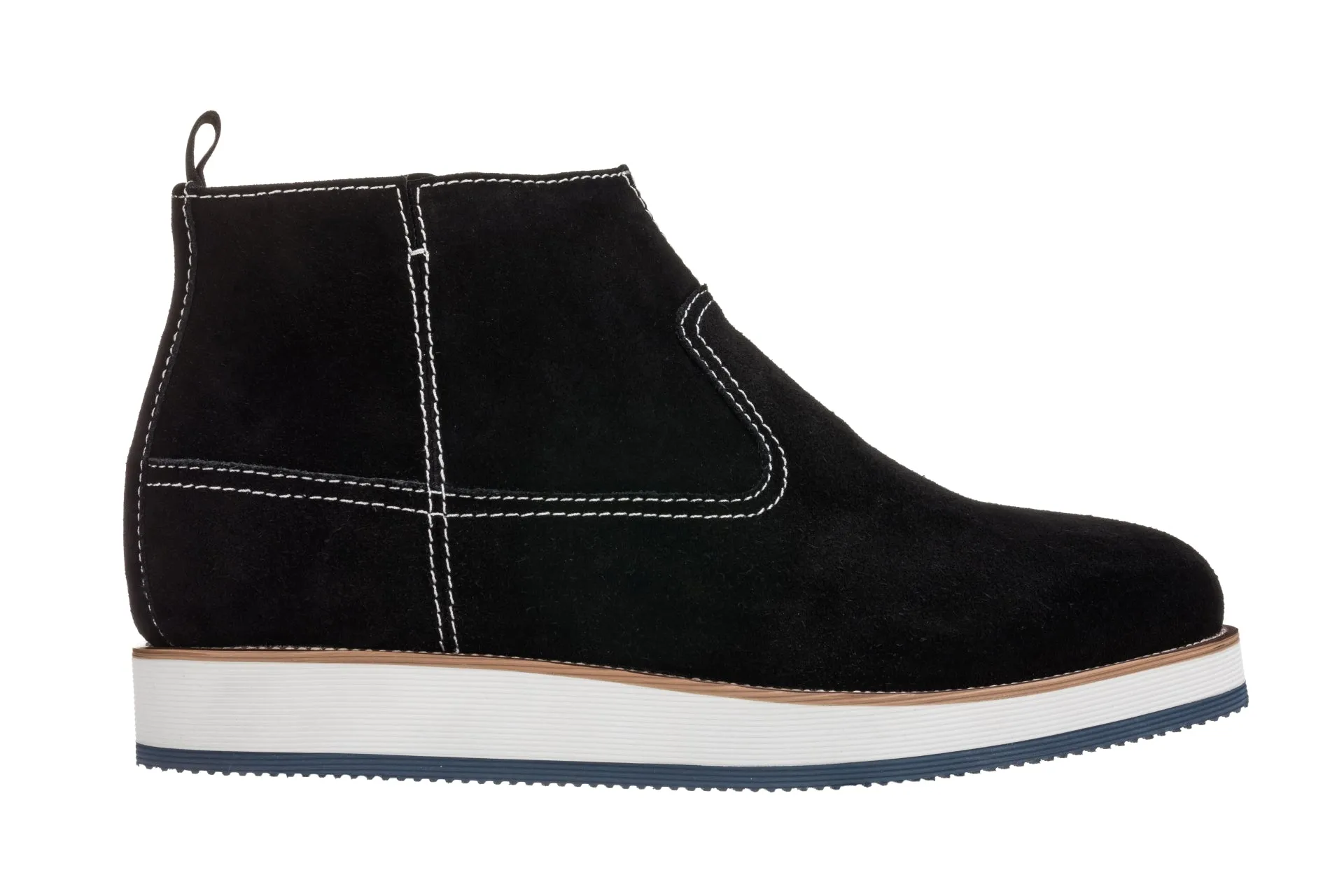 CALTO - Y30021 - 3 Inches Taller (Nubuck Black) - Zipper Boots sold by Zulily product image thumbnail 2