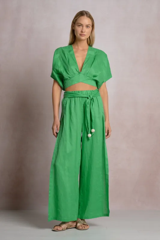 Lola Top Green made by Zulily