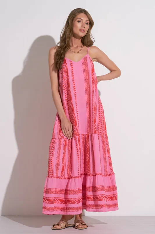 Tulum Maxi Red Two Tone made by Zulily