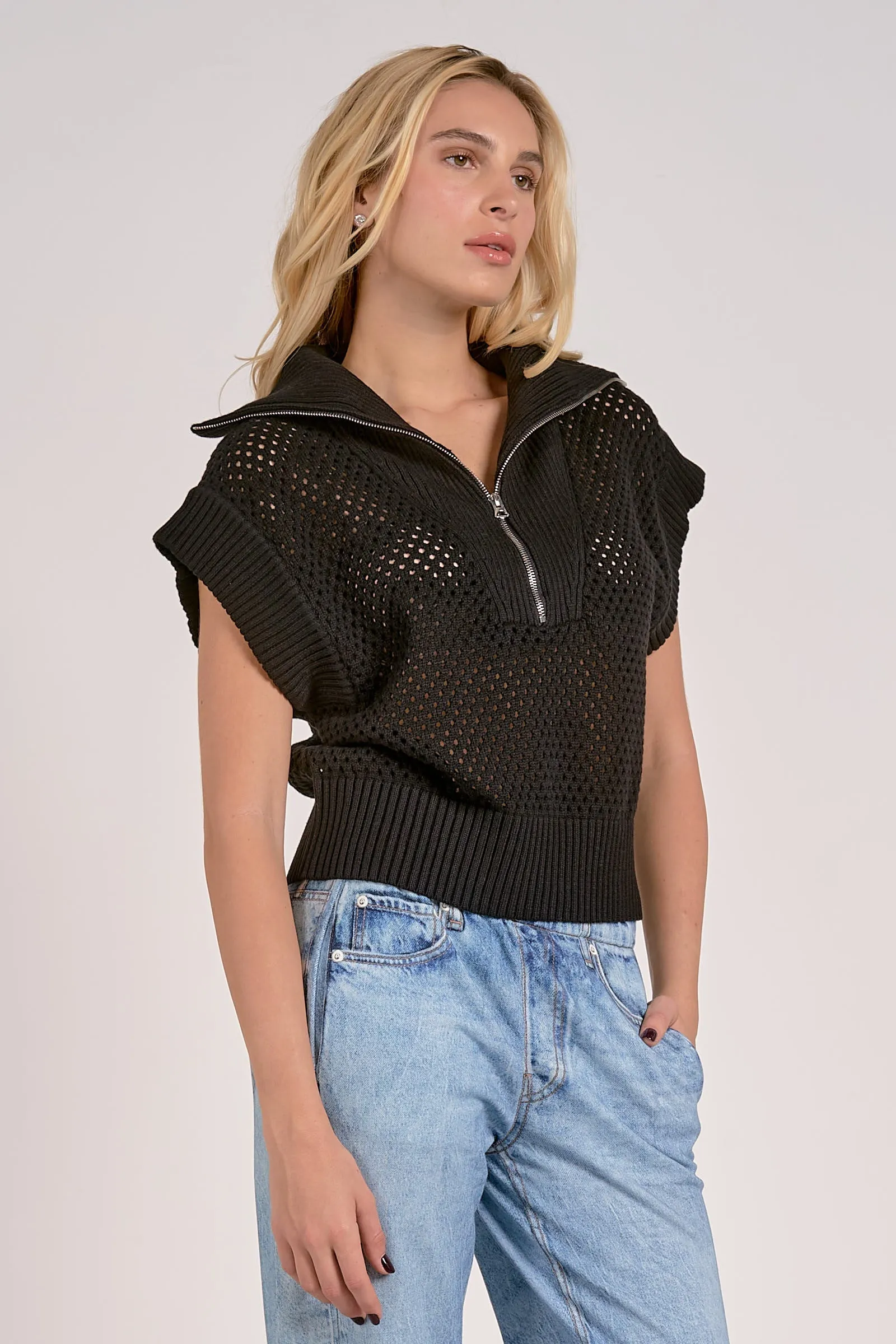 Allie Zip Up Black sold by Zulily product image thumbnail 2