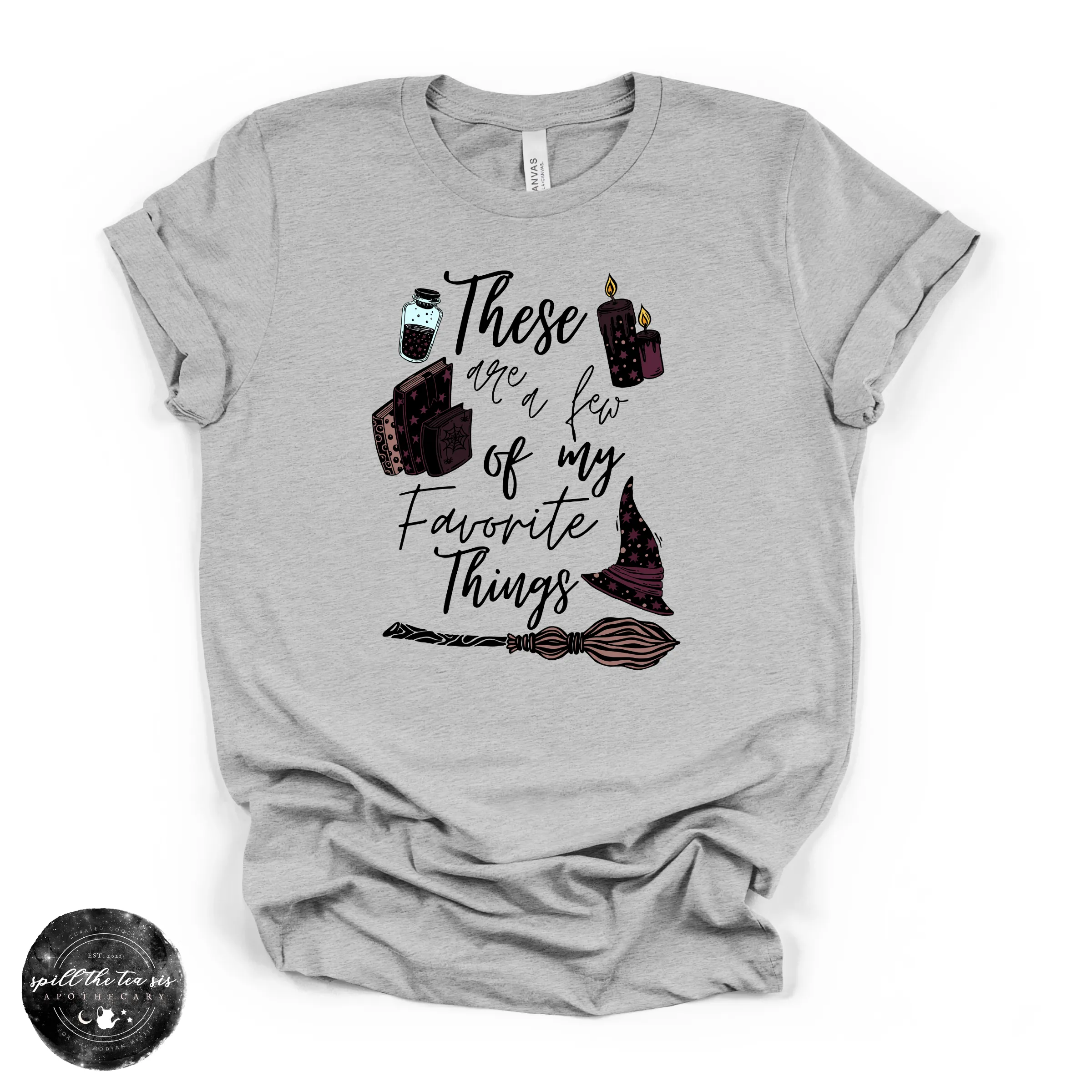 These Are A Few of My Favorite Things Tee | Witchy Graphic T-Shirt sold by Zulily product image thumbnail 2