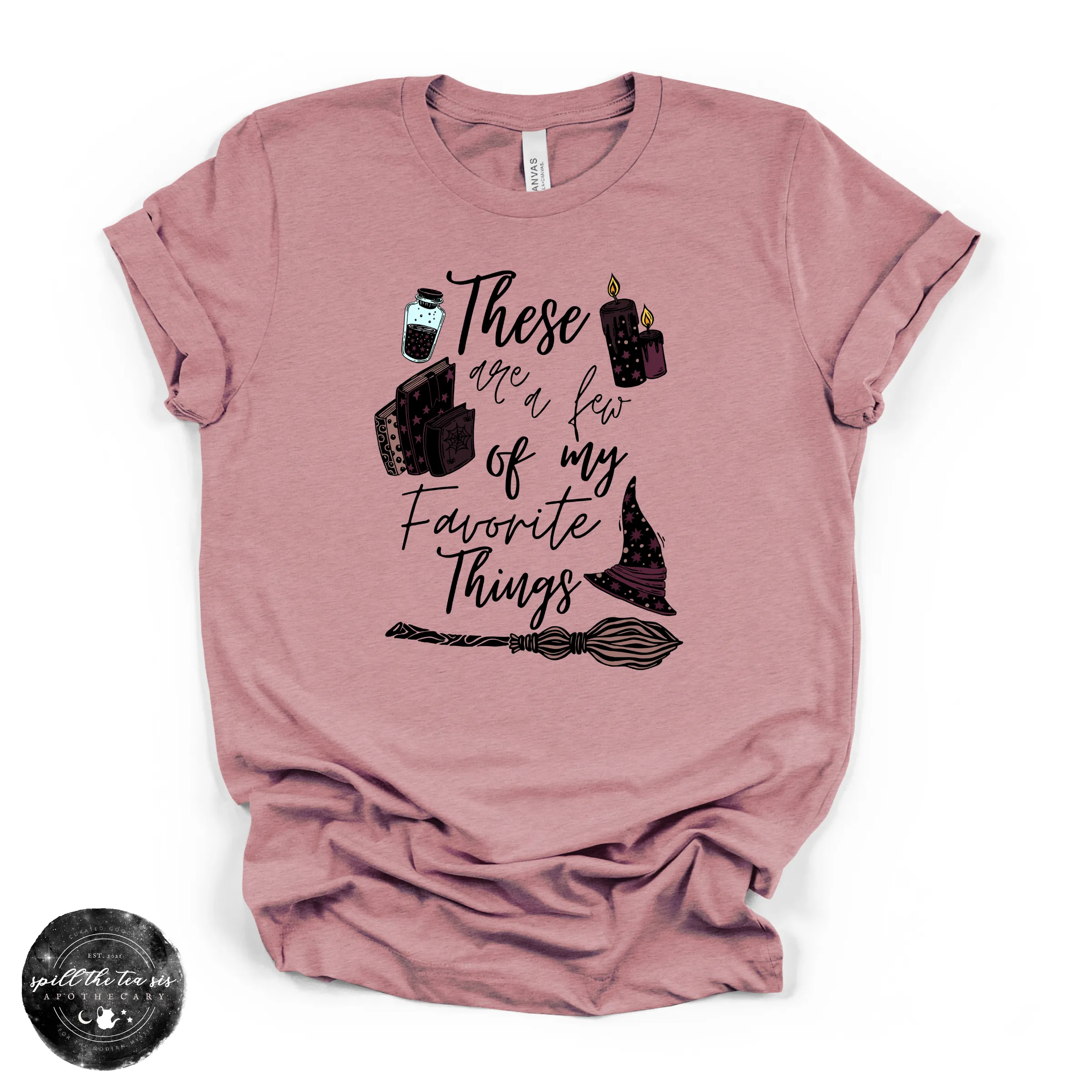 These Are A Few of My Favorite Things Tee | Witchy Graphic T-Shirt sold by Zulily product image thumbnail 3