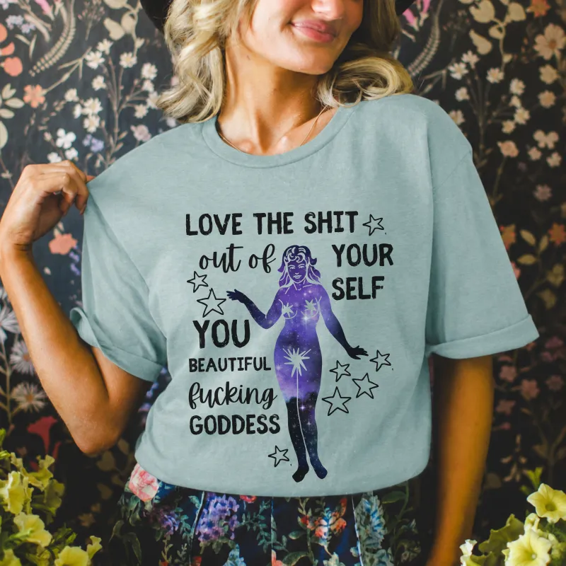 Beautiful F*cking Goddess Tee | Empowerment Graphic T-Shirt made by Zulily