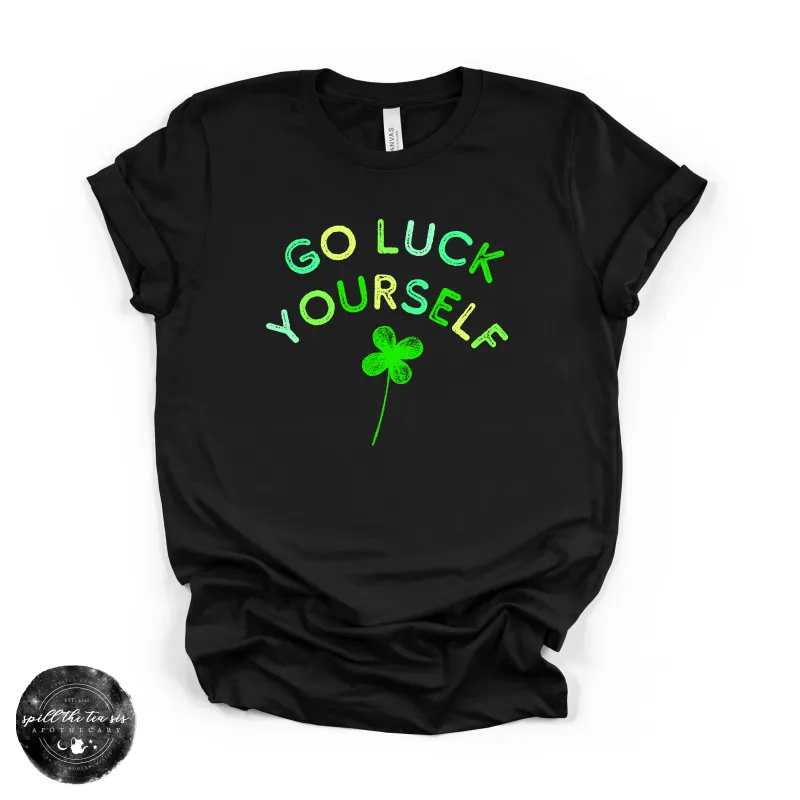 Go Luck Yourself Tee | Funny St. Patrick’s Day Graphic T-Shirt made by Zulily