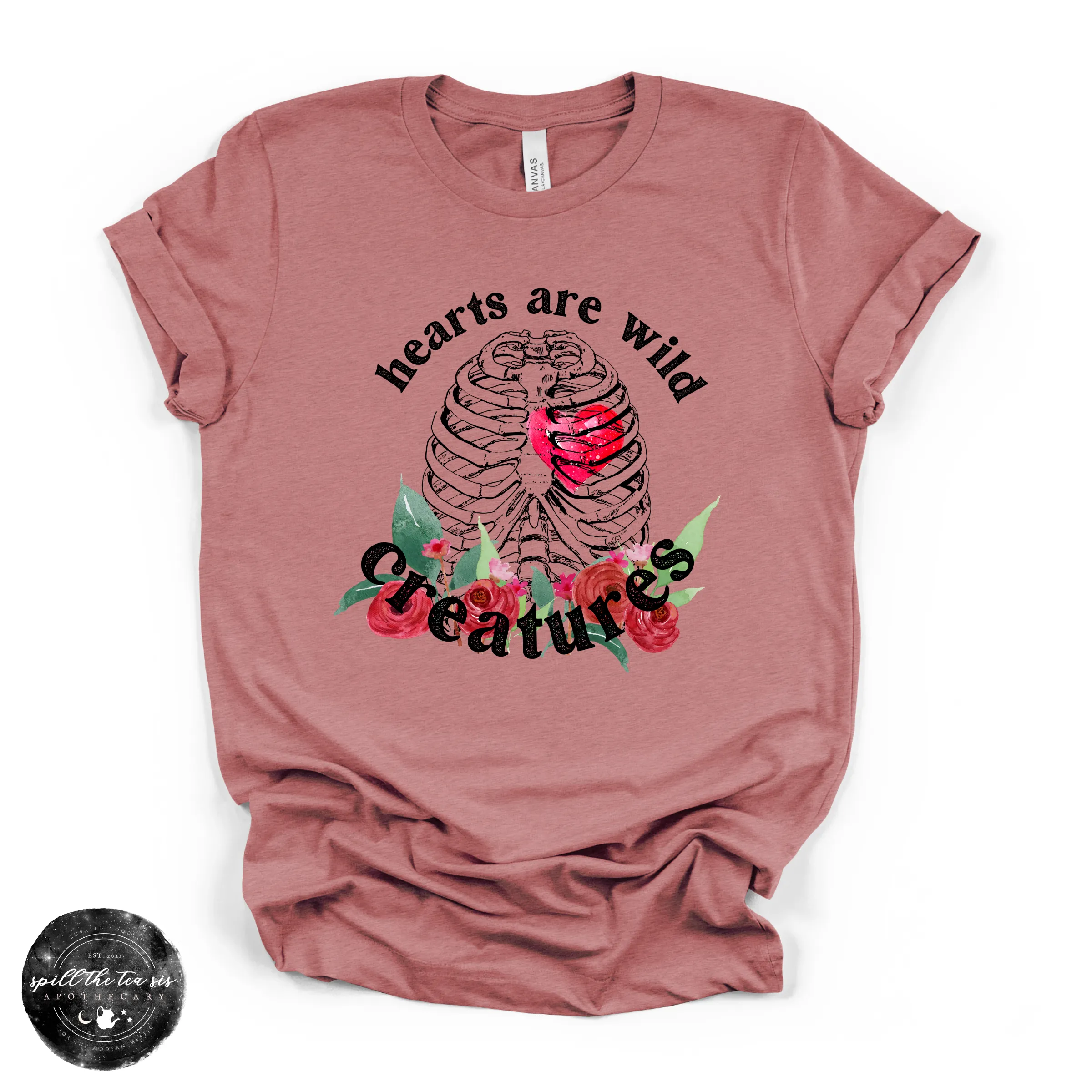 Hearts Are Wild Creatures Tee | Inspirational Graphic T-Shirt sold by Zulily product image thumbnail 4