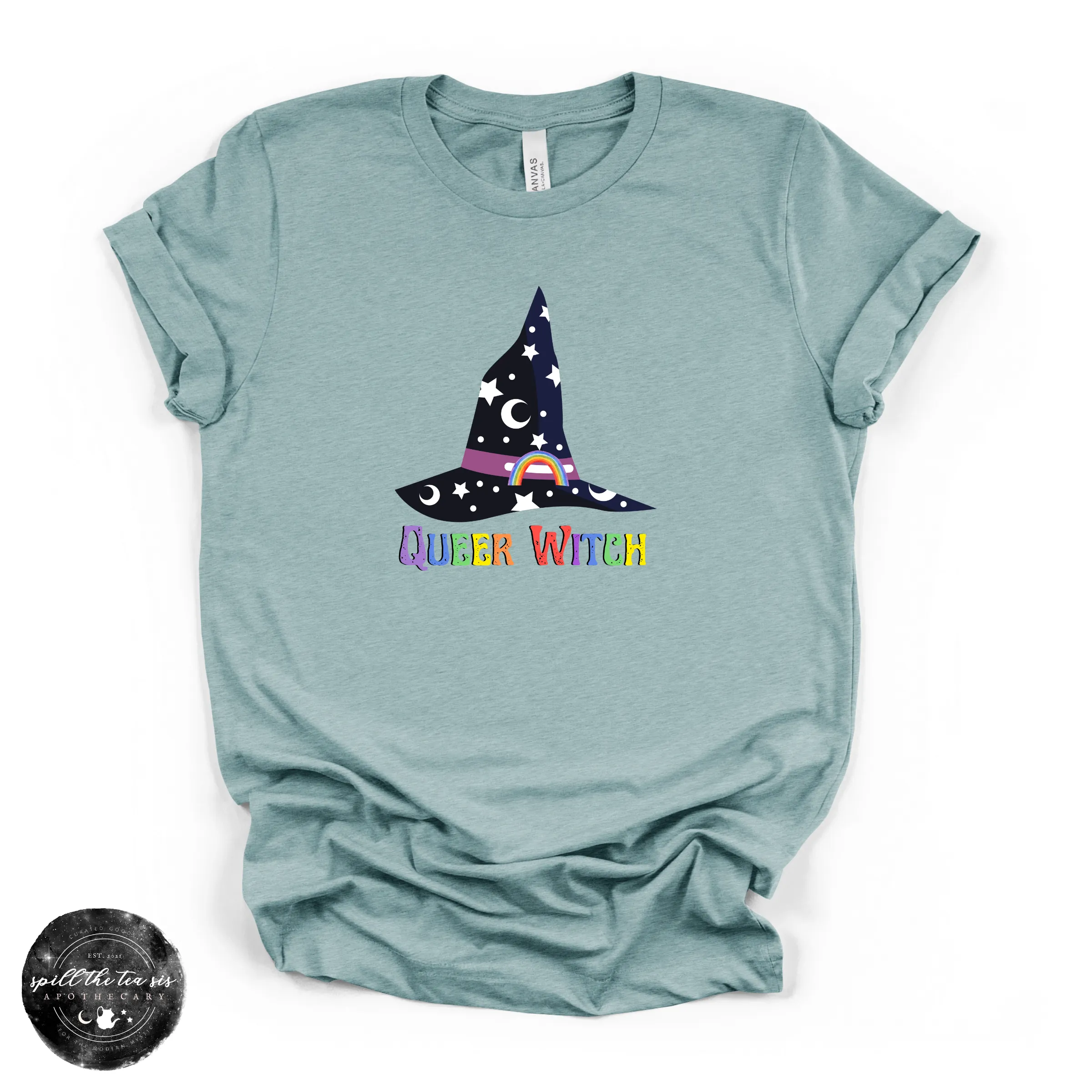 Queer Witch Tee | Pride Witchy Graphic T-Shirt sold by Zulily product image thumbnail 3
