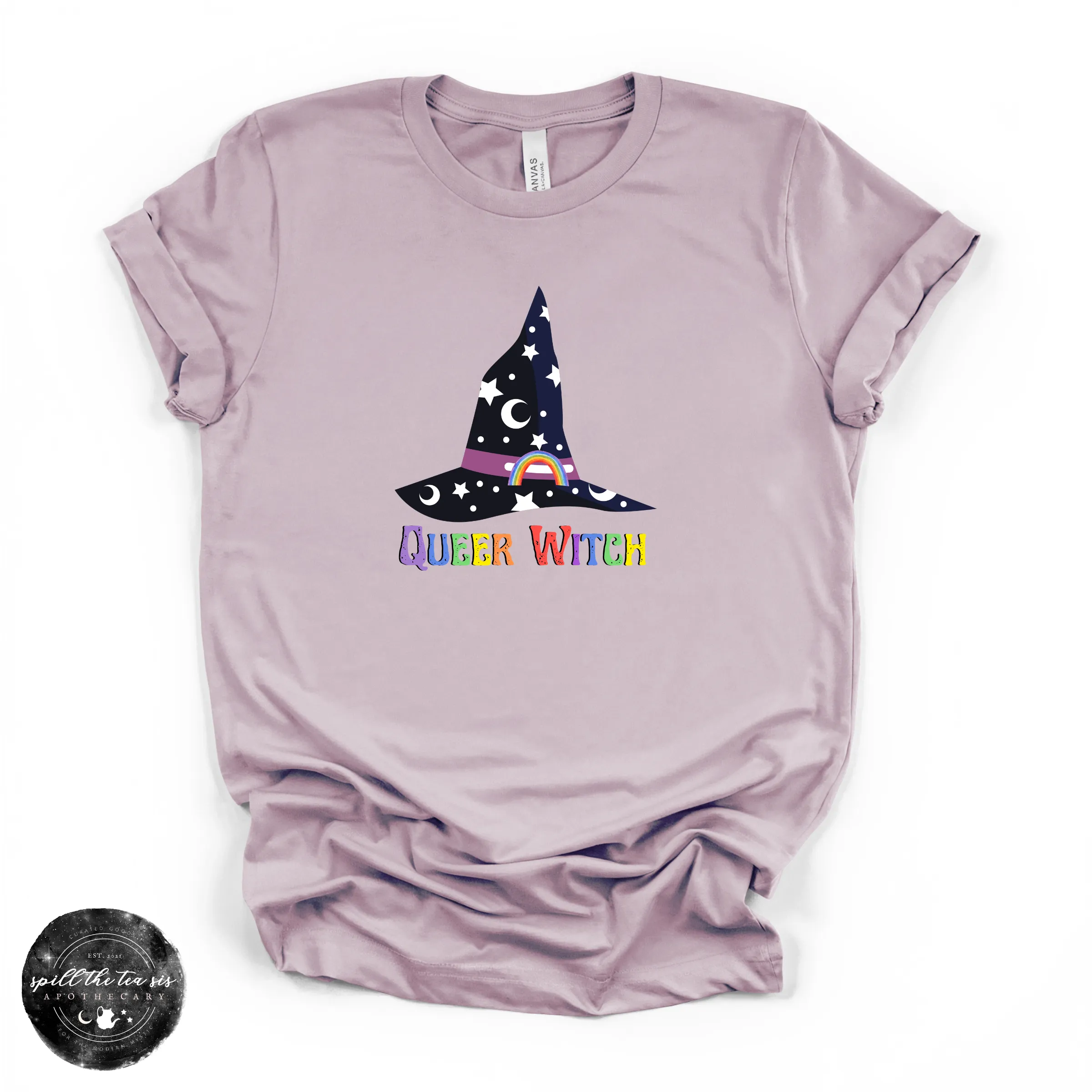 Queer Witch Tee | Pride Witchy Graphic T-Shirt sold by Zulily product image thumbnail 2