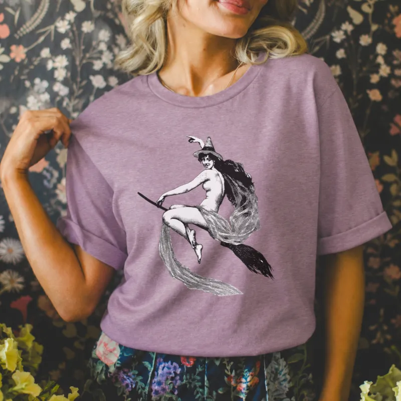 Flying Witch Tee | Witchy Graphic T-Shirt made by Zulily