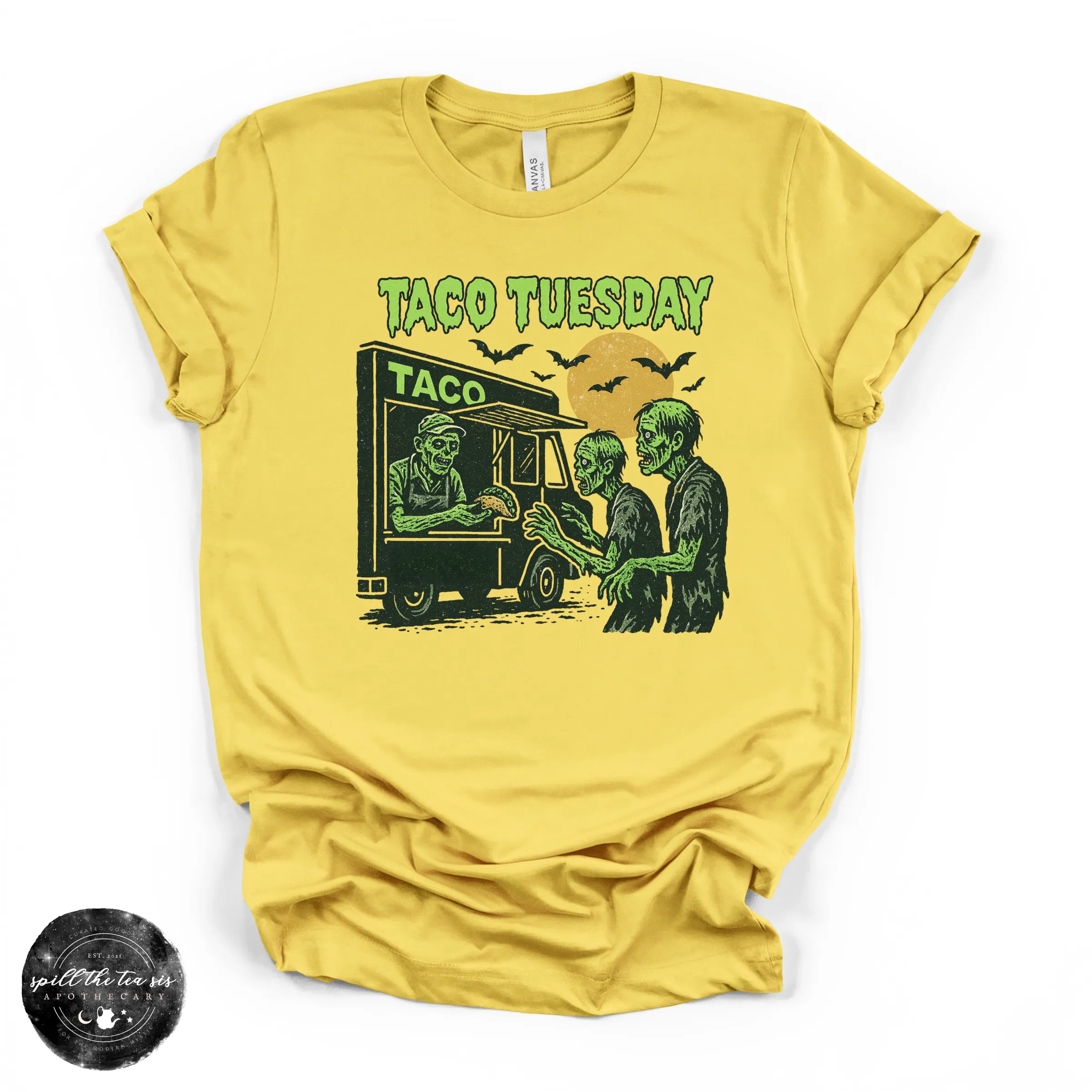 Taco Tuesday Zombie Tee | Funny Zombie Graphic T-Shirt sold by Zulily product image thumbnail 4