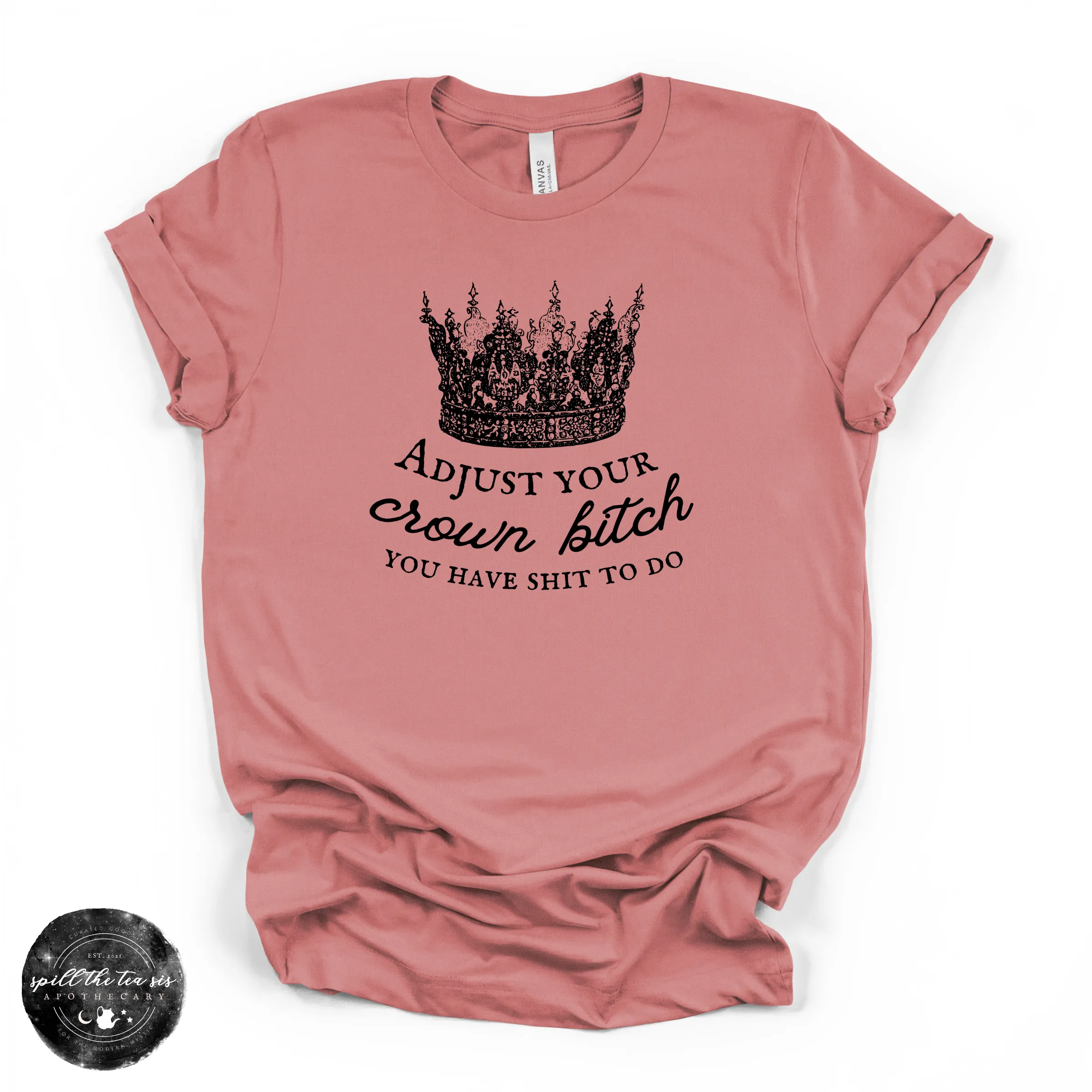 Adjust Your Crown Tee | Empowering Graphic T-Shirt sold by Zulily product image thumbnail 3