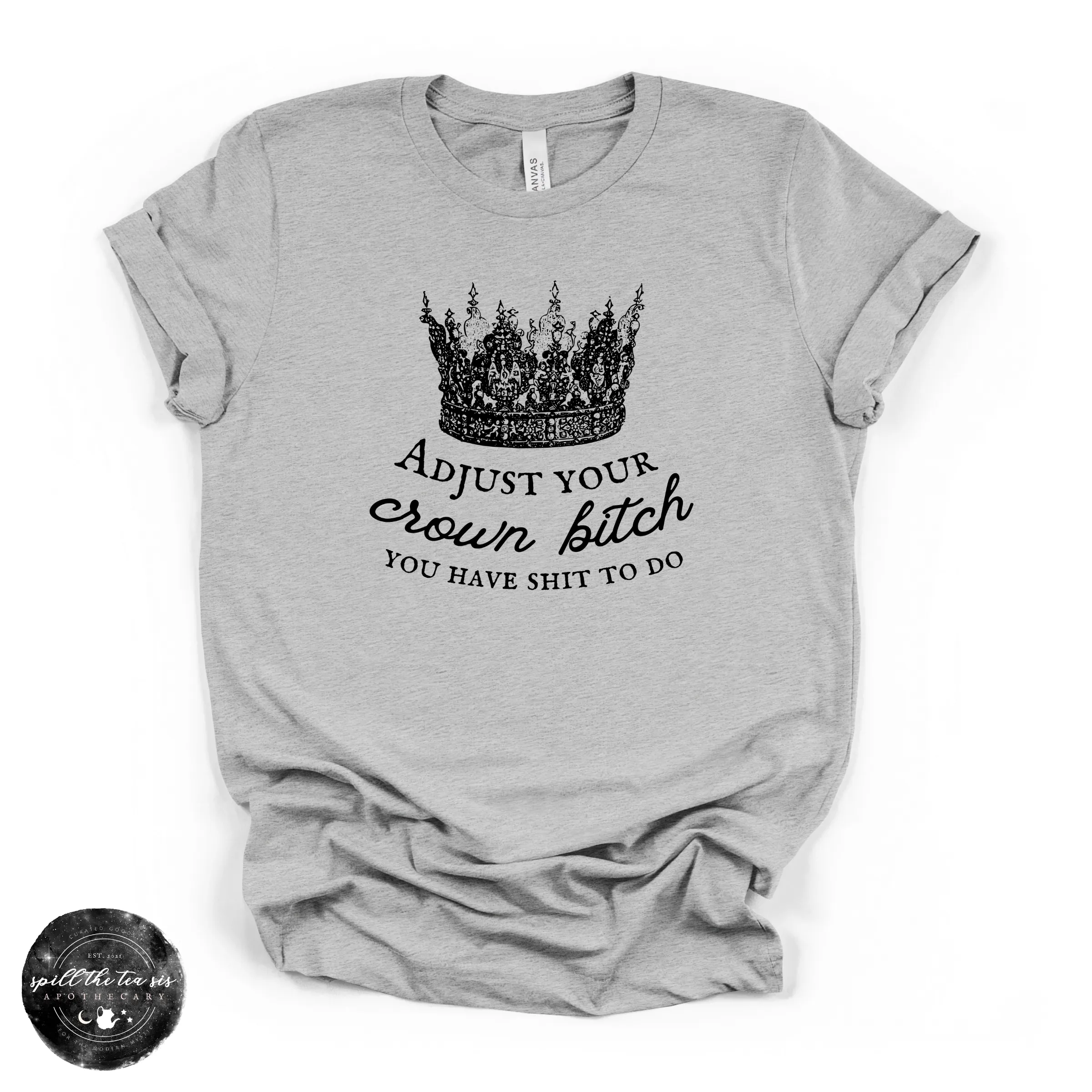 Adjust Your Crown Tee | Empowering Graphic T-Shirt sold by Zulily product image thumbnail 2