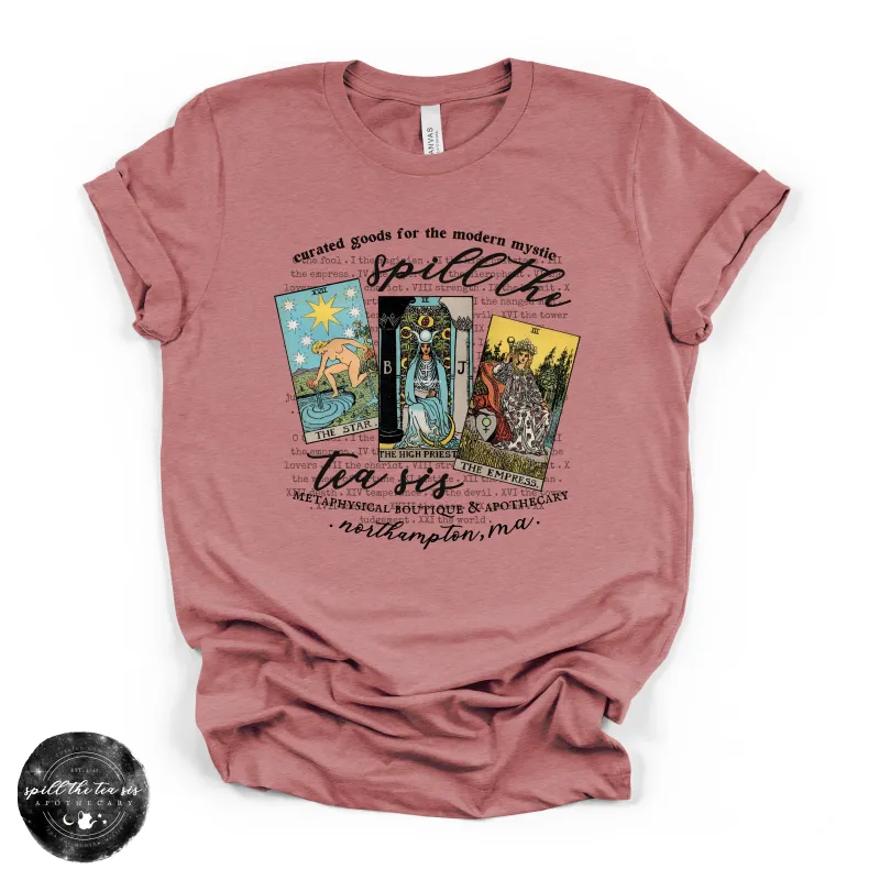 Spill The Tea Sis Tarot Tee | Witchy Tarot Graphic T-Shirt made by Zulily