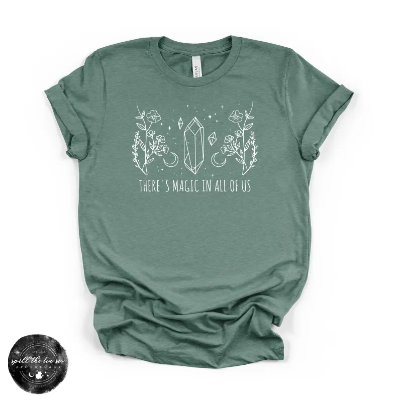 There’s Magic in All of Us Tee (WHITE DESIGN) | Inspirational Graphic T-Shirt made by Zulily