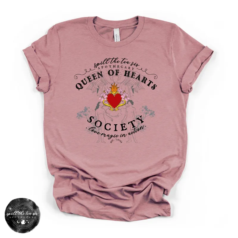 Queen of Hearts Society Tee | Romantic Gothic Graphic T-Shirt made by Zulily