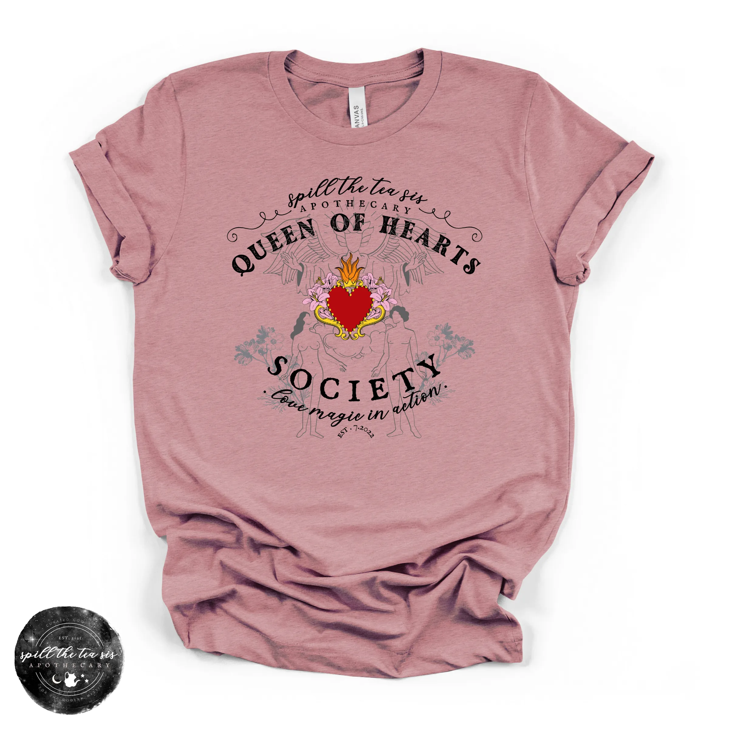Queen of Hearts Society Tee | Romantic Gothic Graphic T-Shirt sold by Zulily