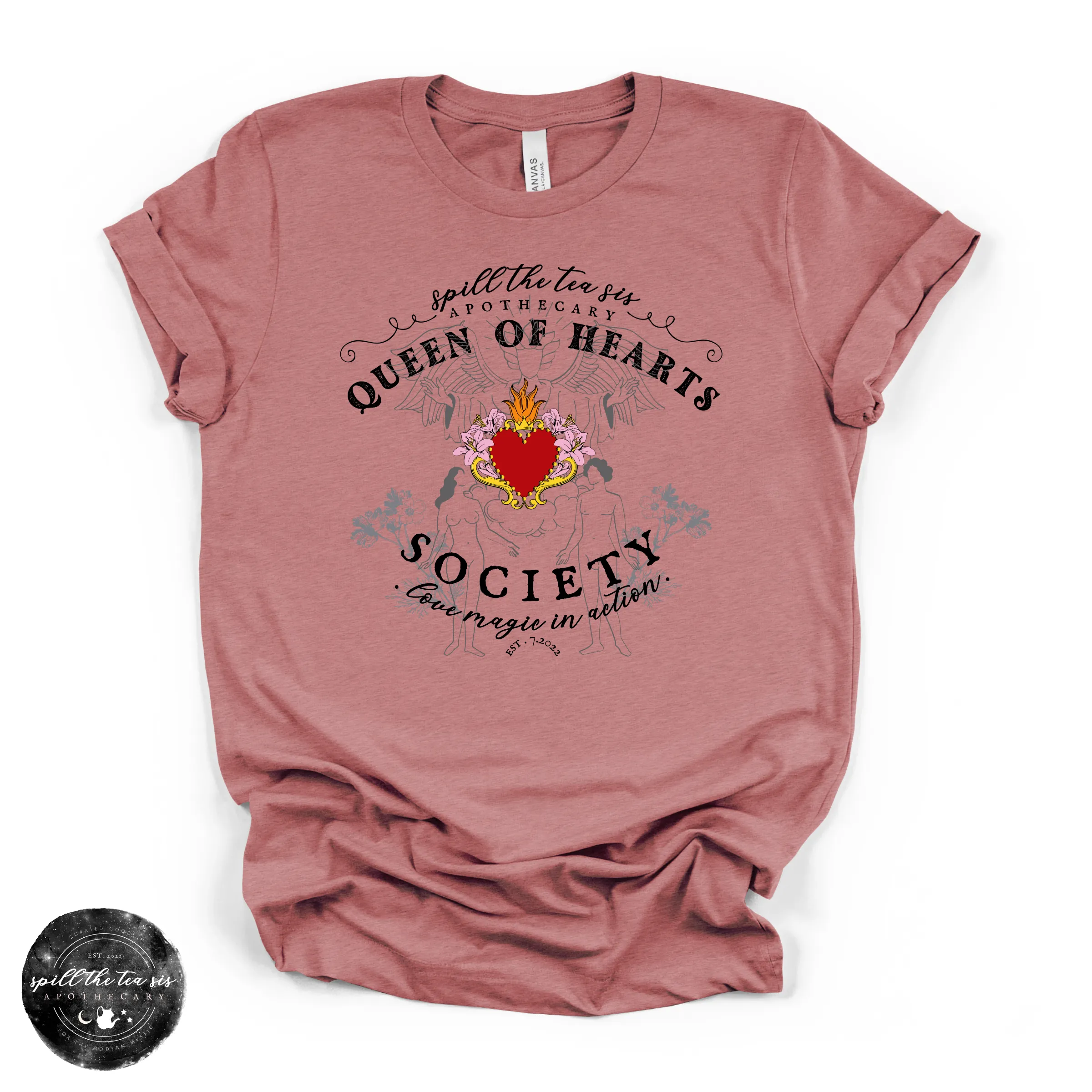 Queen of Hearts Society Tee | Romantic Gothic Graphic T-Shirt sold by Zulily product image thumbnail 2