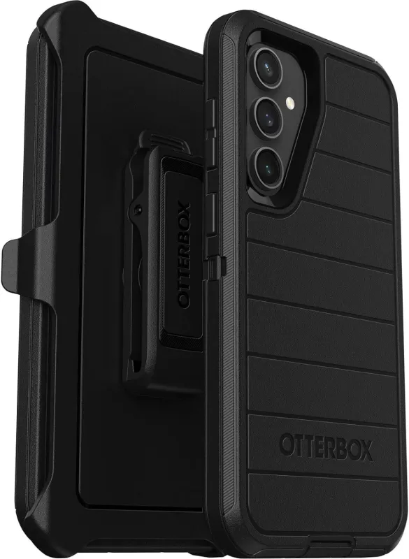 Otterbox Defender Series Case for Samsung Galaxy S23 Fe (Only) - Holster Clip Included - Microbial Defense Protection - Non-Retail Packaging - Black made by OtterBox
