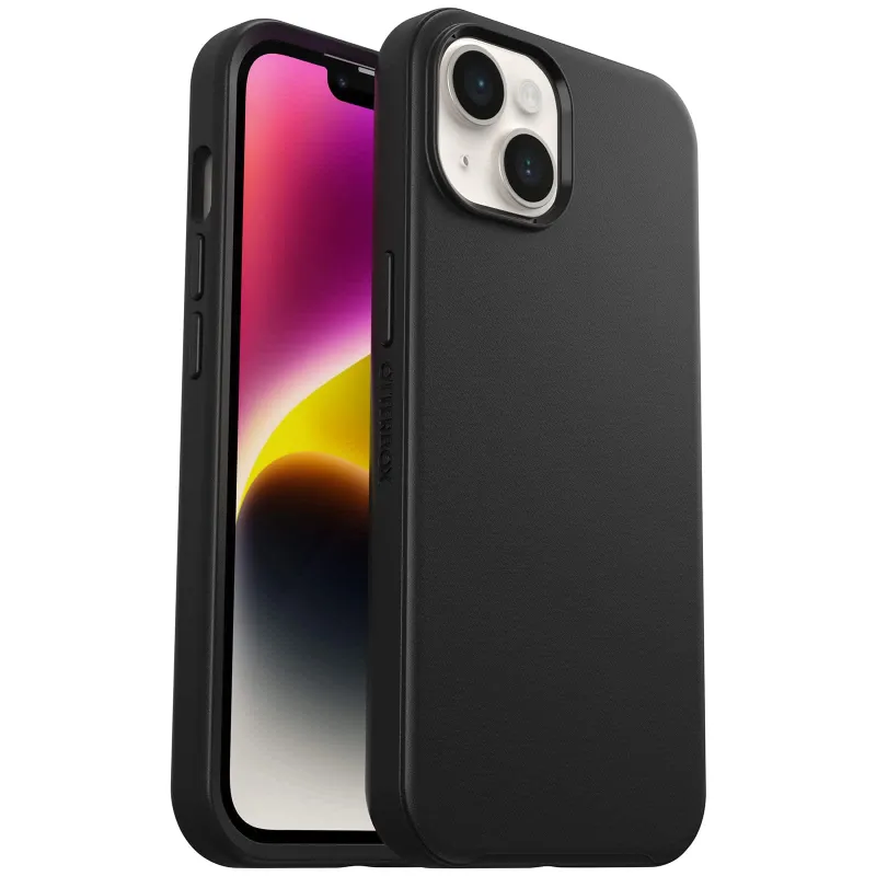 Otterbox Iphone 14 & Iphone 13 Symmetry Series+ Case - Black, Ultra-Sleek, Snaps to Magsafe, Raised Edges Protect Camera & Screen made by OtterBox