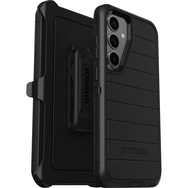 Otterbox Samsung Galaxy S24+ Plus Defender Series Pro Case - Black, Rugged & Durable, with Port Protection, Includes Holster Clip Kickstand made by OtterBox