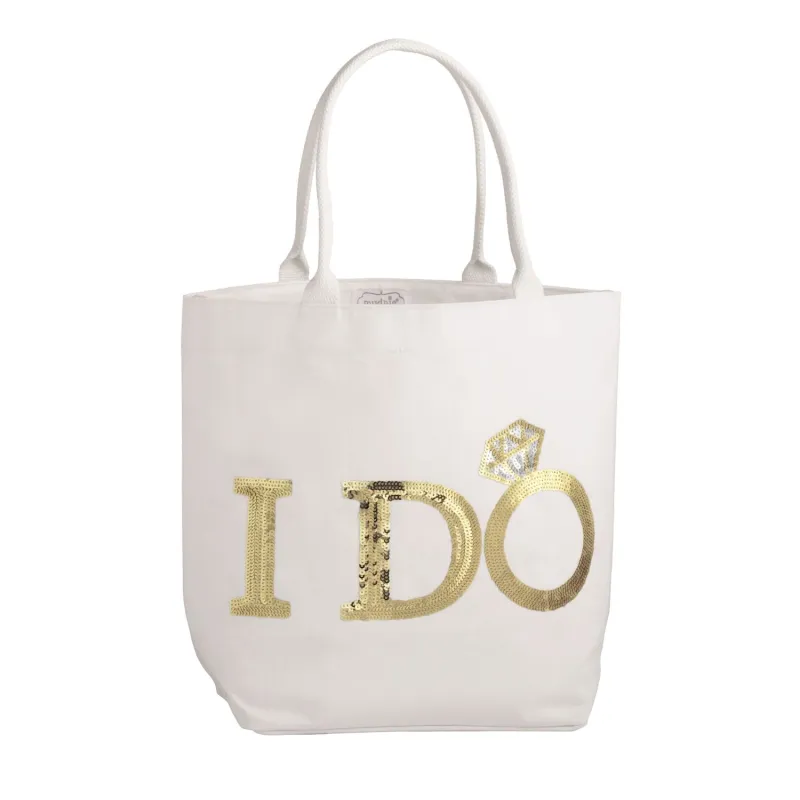 Gold Bride Sparkle Tote I Do made by Zulily