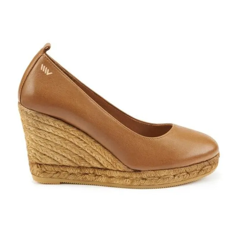 Viscata Marquesa Leather Espadrille Wedge Pumps made by Zulily