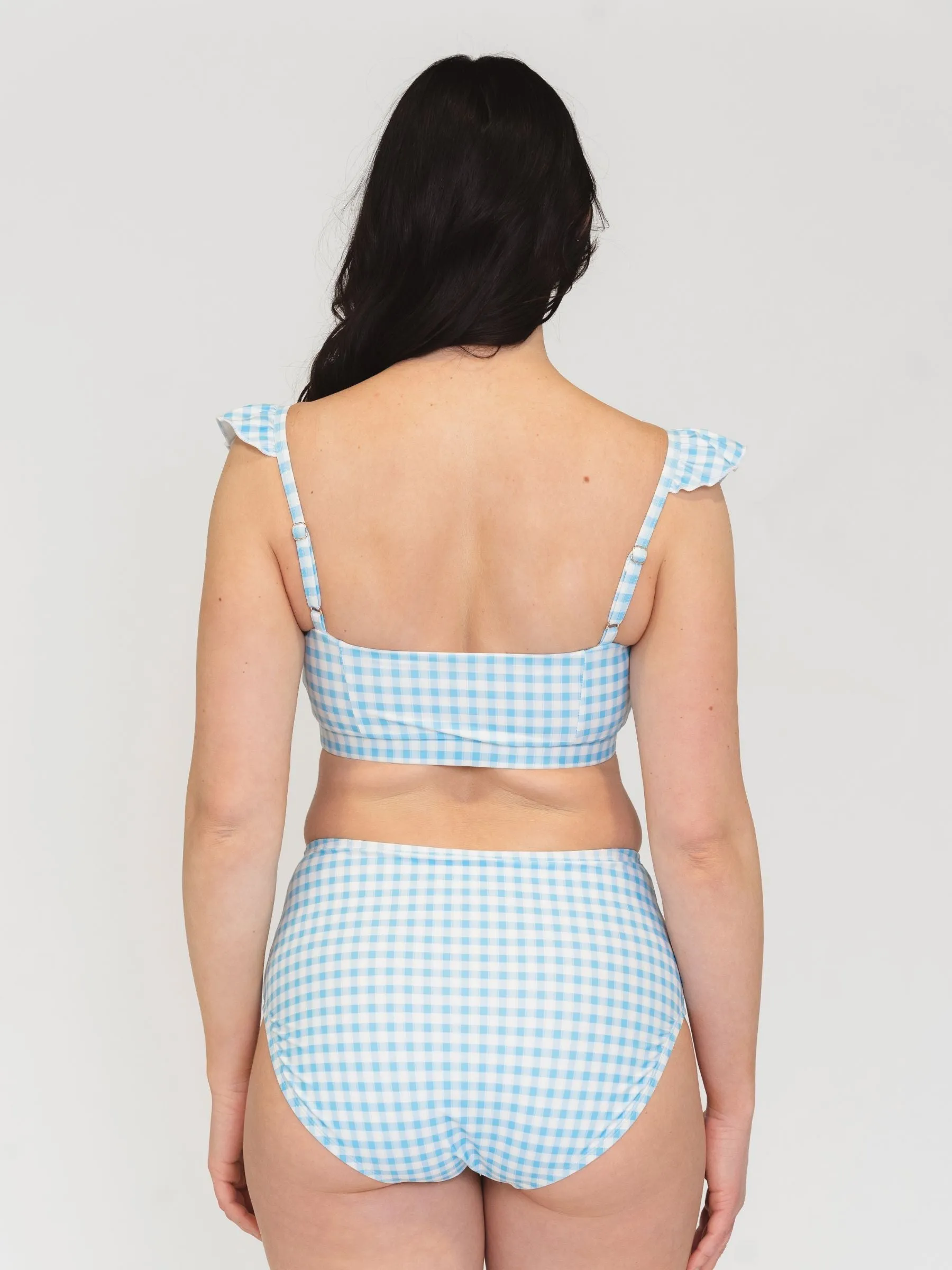 Sky Gingham High-Waist Bottom sold by Zulily product image thumbnail 5