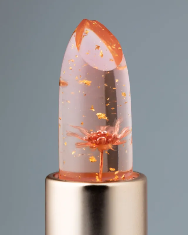 Color-Changing Flower Lip Gloss – Vegan, Gluten-Free, Hydrating Lip Balm made by Zulily
