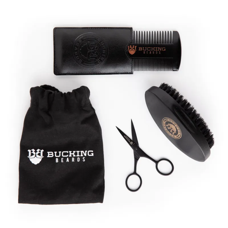 Premium Vegan Beard Grooming Kit – Complete Set for Growth, Styling & Maintenance made by Zulily