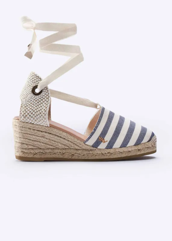 Viscata Escala Archive Canvas Espadrille Wedges made by Zulily