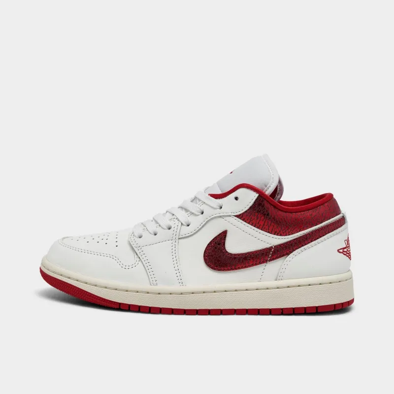 [hj9338-106] Womens Air Jordan Retro 1 Low 'ruby' made by Jordan