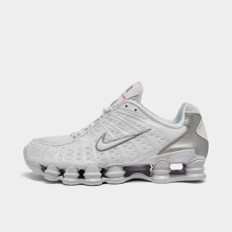 [av3595-100] Mens Nike Shox Tl 'white Metallic Silver' made by Nike