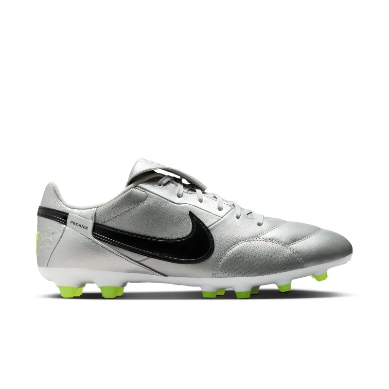 [hm0265-004] Mens Nike the Premier Iii U Fg 'metallic Silver Volt' made by Nike